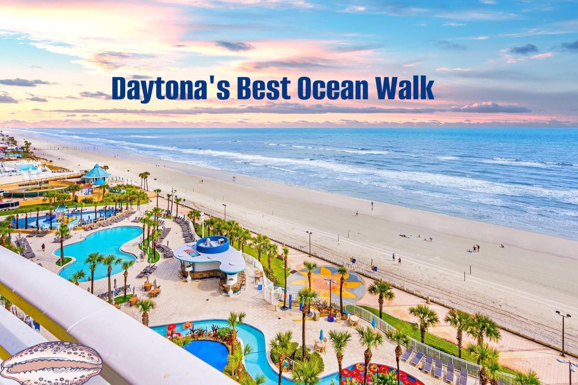 1 Bedroom Direct Oceanfront Condo Wyndham Ocean Walk Resort - Daytona Funland 703 Дейтона-Бич Экстерьер фото