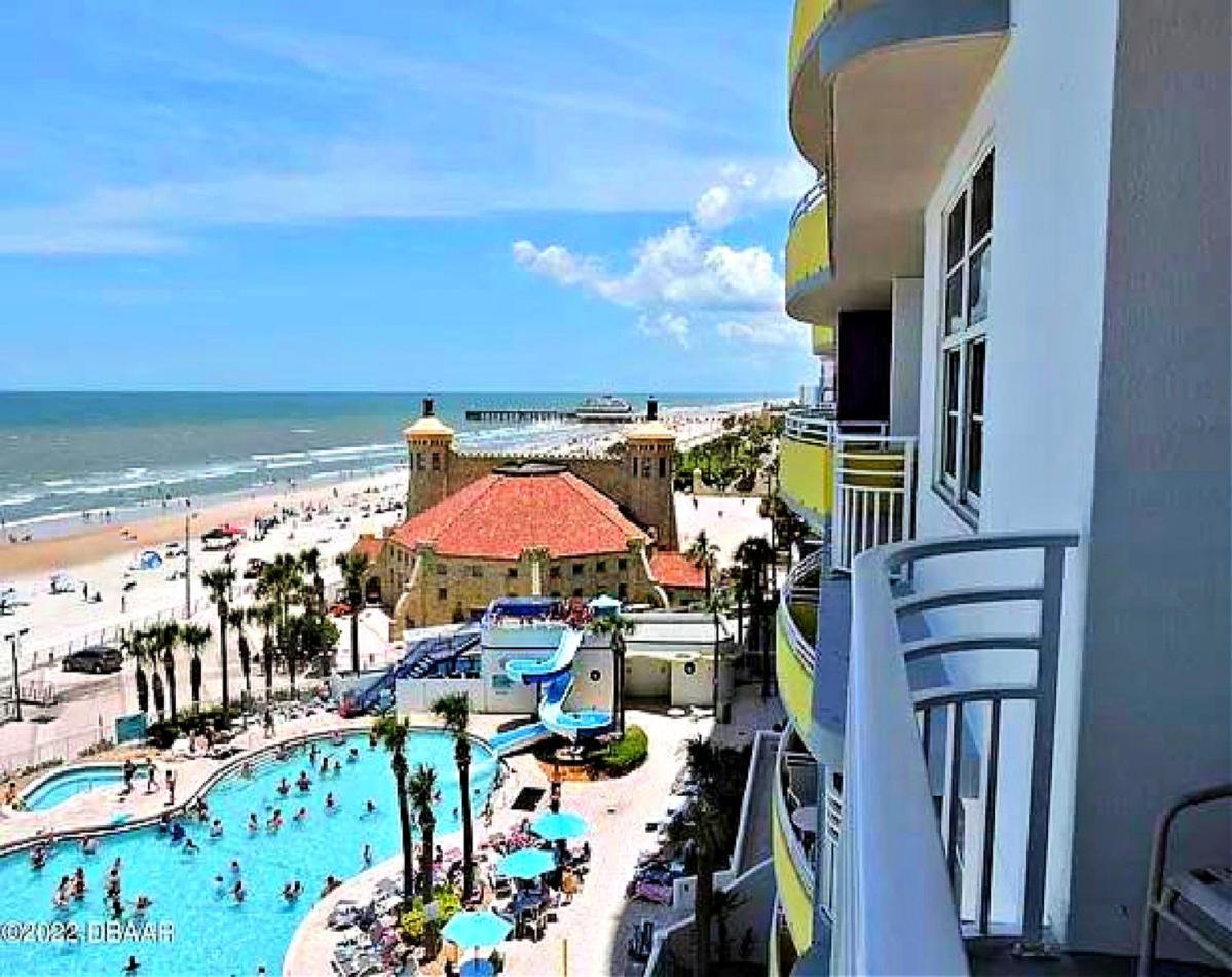 1 Bedroom Direct Oceanfront Condo Wyndham Ocean Walk Resort - Daytona Funland 703 Дейтона-Бич Экстерьер фото
