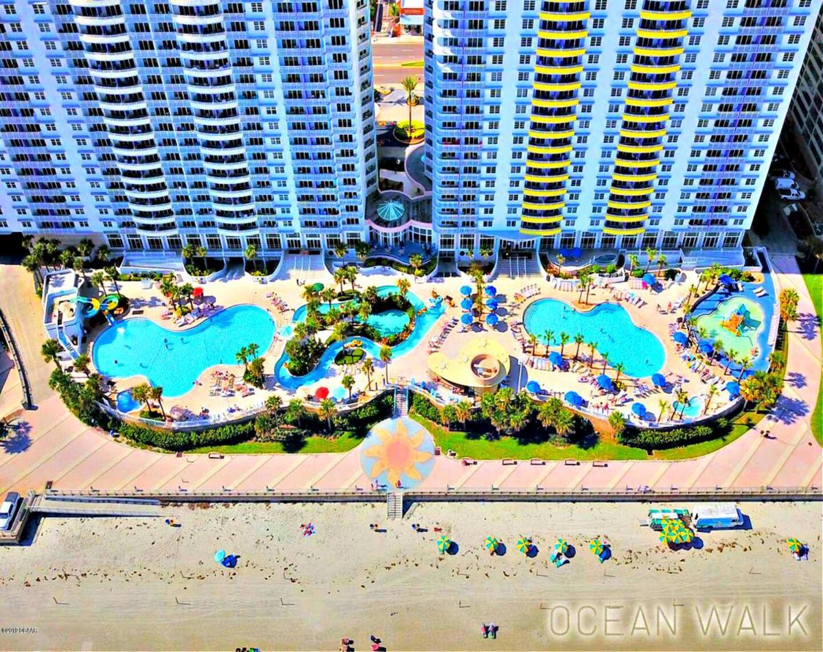 1 Bedroom Direct Oceanfront Condo Wyndham Ocean Walk Resort - Daytona Funland 703 Дейтона-Бич Экстерьер фото