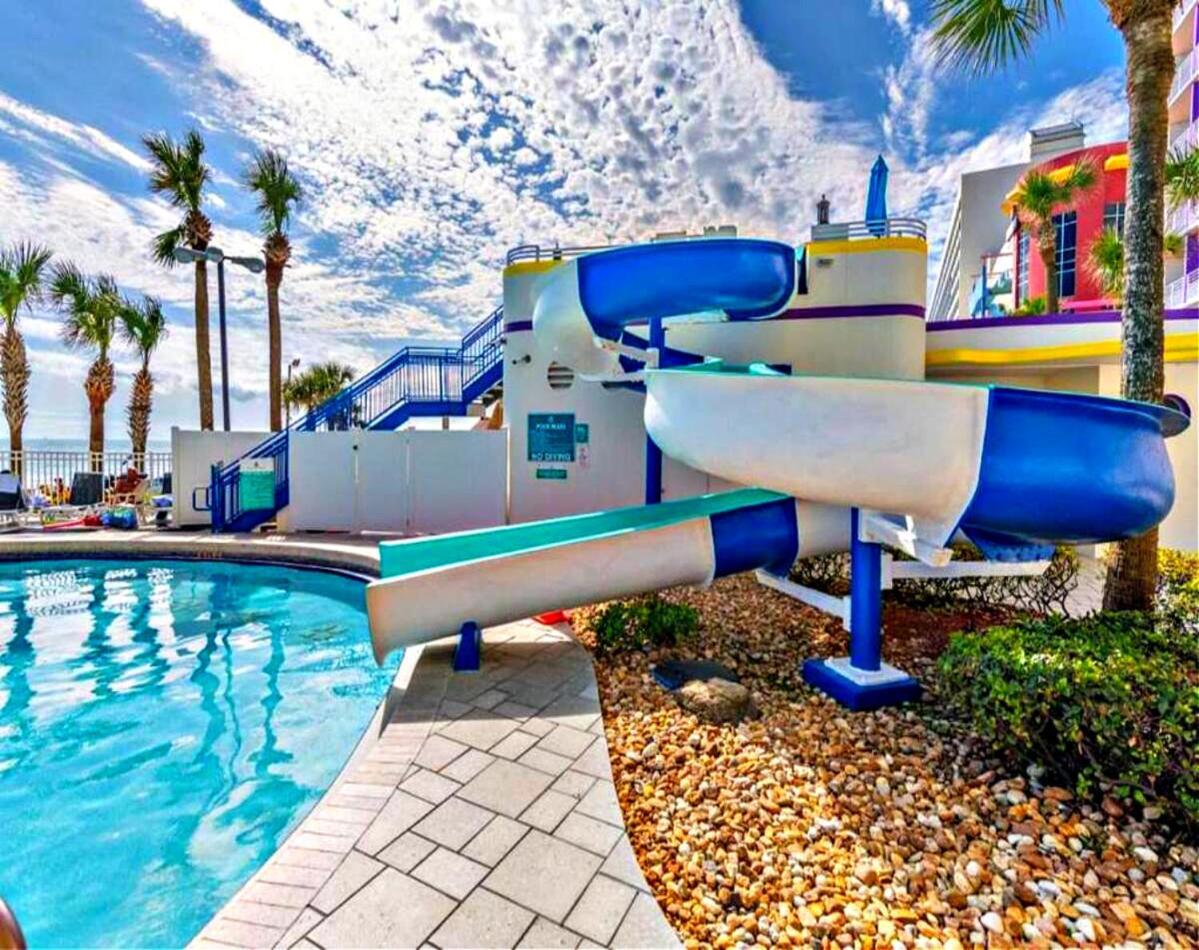 1 Bedroom Direct Oceanfront Condo Wyndham Ocean Walk Resort - Daytona Funland 703 Дейтона-Бич Экстерьер фото