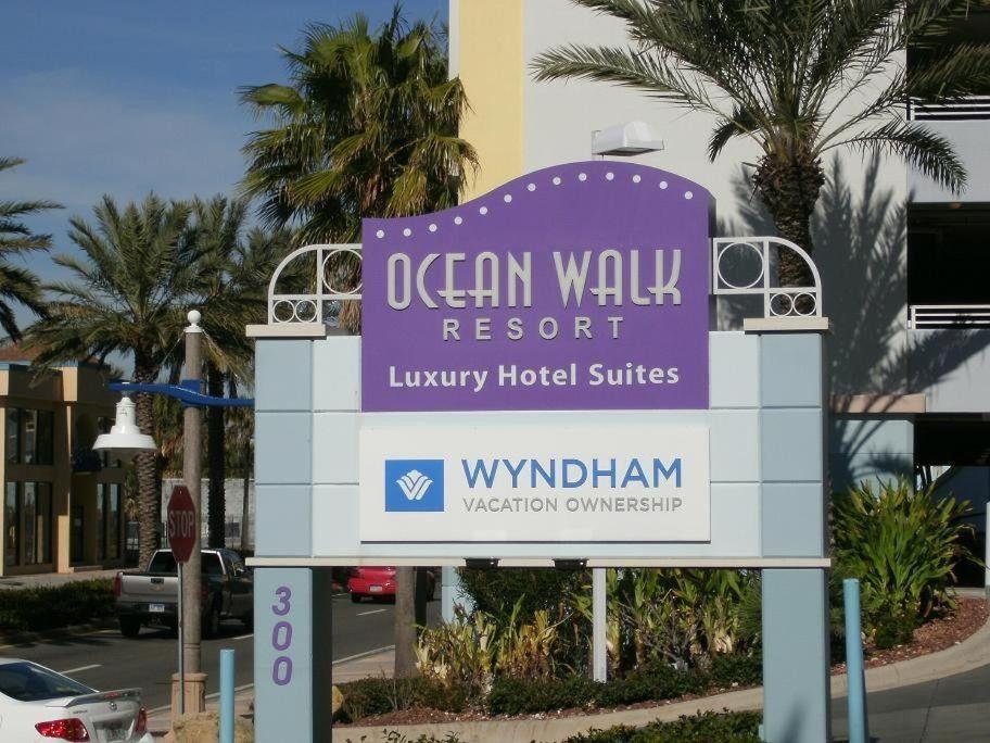 1 Bedroom Direct Oceanfront Condo Wyndham Ocean Walk Resort - Daytona Funland 703 Дейтона-Бич Экстерьер фото